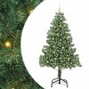 vidaXL Kerstboom met 300 LED met standaard Groen 210 cm PVC