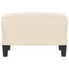 vidaXL Voetenbank 60x50x41 cm microvezelstof beige