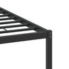 vidaXL Bedframe zonder matras hout gerookt eikenkleurig 150x200 cm
