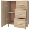 vidaXL Dressoir 69,5x34x90 cm bewerkt hout sonoma eikenkleurig