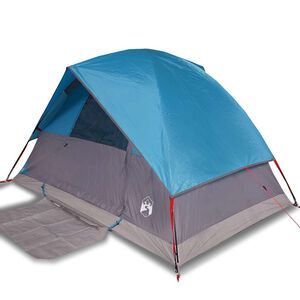 vidaXL Koepeltent 4-persoons waterdicht blauw