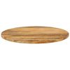 vidaXL Tafelblad rond &Oslash; 70x3,8 cm massief ruw mangohout
