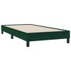 vidaXL Bedframe zonder matras 80x220 cm fluweel donkergroen