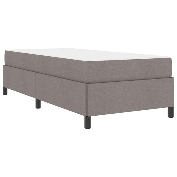 vidaXL Boxspringbed Taupe 100 x 200 cm Stof