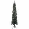 vidaXL Kunstkerstboom met 300 LED Groen 180 cm PVC en Plastic en Staal