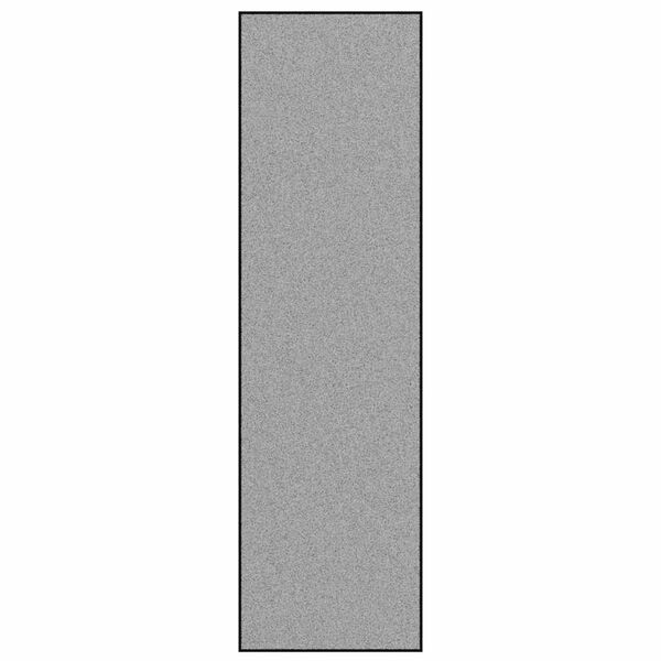 vidaXL Deurmat 115x400 cm grijs