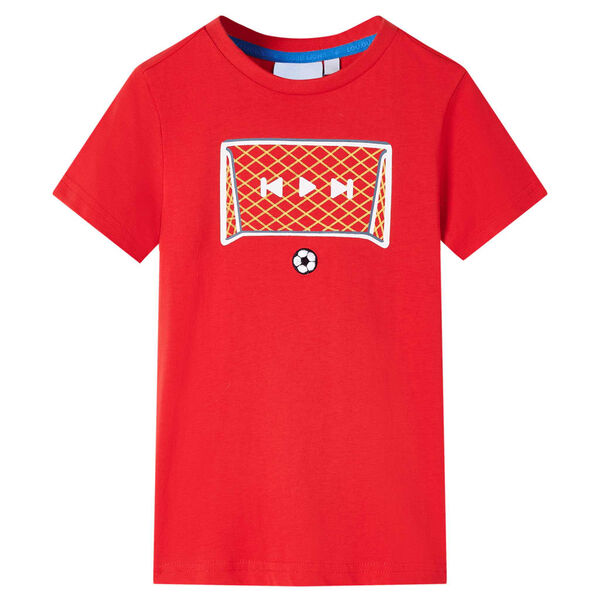 Kindershirt 140 rood
