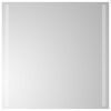 vidaXL LED Badkamer Spiegel Transparant 60 x 60 cm gehard glas