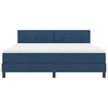 vidaXL Boxspringbed met hoofdeinde Blauw 180 x 200 cm Stof
