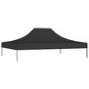 vidaXL Partytentdak 270 g/m&sup2; 4x3 m zwart