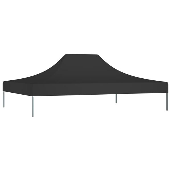 vidaXL Partytentdak 270 g/m&sup2; 4x3 m zwart