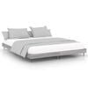 vidaXL Bedframe zonder matras 180x200 cm spaanplaat grijs Sonoma