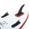 vidaXL Stand-up paddleboard opblaasbaar rood en wit