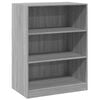 vidaXL Kledingkast 77x48x102 cm bewerkt hout grijs sonoma eikenkleurig