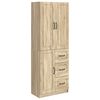 vidaXL Kastenset 2 st Sonoma Eiken Bewerkt hout