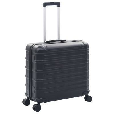 vidaXL 2-delige Harde kofferset ABS zwart