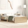 vidaXL Bedframe zonder matras hout sonoma eikenkleurig 90x190 cm
