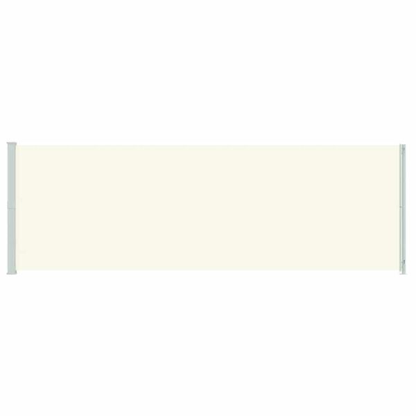 vidaXL Tuinscherm uittrekbaar 200x600 cm cr&egrave;me