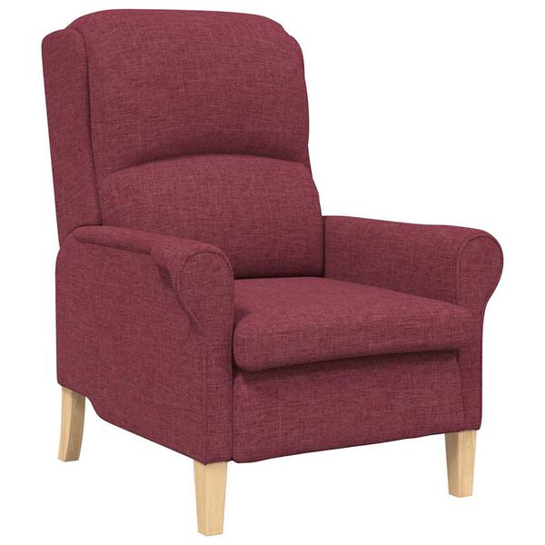 vidaXL Fauteuil Wijnrood 76 x 94 x 102 cm Stof