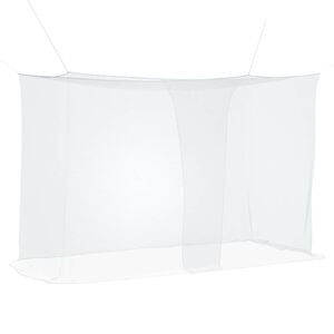 vidaXL Muggennetje voor Bed 156 Gaas 3 pcs Wit Polyester