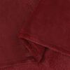 vidaXL Gooi Deken Bordeaux Rood 130 x 150 cm Fleece