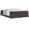 vidaXL Bedframe Donkerbruin 140 x 200 cm Stof