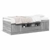 vidaXL Slaapbank met lades zonder matras 100x200 cm grijs sonoma eiken