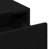 vidaXL Plafondtafel met lade Zwart 83 x 40 x 70 cm Bewerkt hout