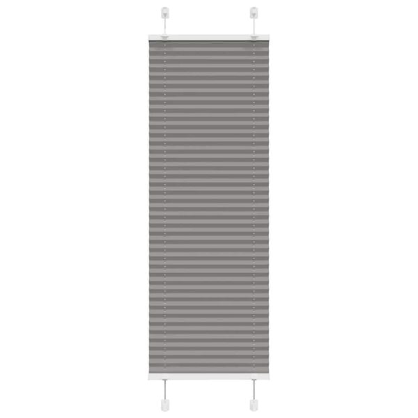 vidaXL Plissé rolgordijn 50x100 cm stofbreedte 49,4 cm antraciet