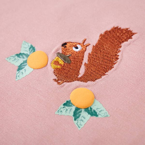 Kindershirt met lange mouwen 92 lichtroze