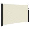 vidaXL Windscherm uittrekbaar 120x600 cm cr&egrave;me