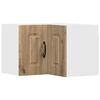 vidaXL Vaatwasserpaneel Kalmar Artisan Eiken 57 x 57 x 40 cm