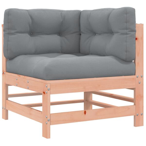 vidaXL 7-delige Loungeset met kussens massief douglashout