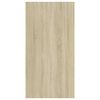 vidaXL Tv-meubels 2 st 30,5x30x60 cm bewerkt hout sonoma eikenkleurig