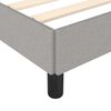 vidaXL Bedframe zonder matras stof lichtgrijs 140x190 cm