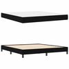 vidaXL Boxspringbed met matras Zwart 180 x 200 cm Stof