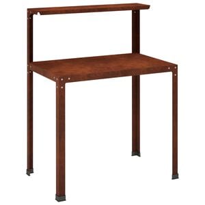 vidaXL Planttafel 100 x 50 x 104 cm weervast staal Roestkleurig