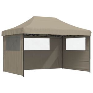 vidaXL Partytent 279 x 410 x 315 cm Taupe Oxford Stof