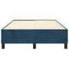 vidaXL Boxspring bed 120x200 cm fluweel donkerblauw