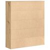 vidaXL Boekenkast 89x24x101,5 cm bewerkt hout artisanaal eikenkleurig