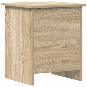 vidaXL Opbergkist met opslag Sonoma Eiken 40 x 40 x 50 cm Bewerkt hout