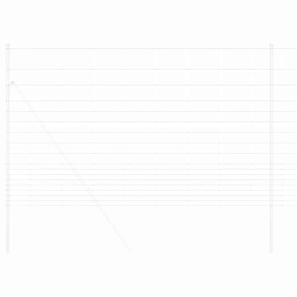 vidaXL Weidehekwerk Zilver 25 x 1.5 m Gegalvaniseerd staal