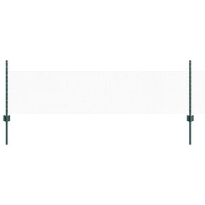 vidaXL zeshoekig gaasgek met palen 10 x 0,5 m PVC-Coated Staal Groen