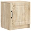 vidaXL Nachtkastje Sonoma Eiken 43 x 34,5 x 47 cm Bewerkt hout