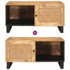 vidaXL Salontafel Naturel 80 x 50 x 40 cm Massief Mango Hout