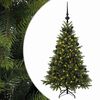 vidaXL Kunstkerstboom met kerstbal 120 cm 150 LED's Warmwit