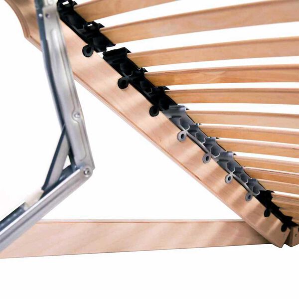 vidaXL Lattenbodem Bruin 120 x 190 cm Massief beukenhout