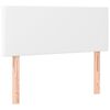 vidaXL Hoofdbord 90x5x78/88 cm kunstleer wit