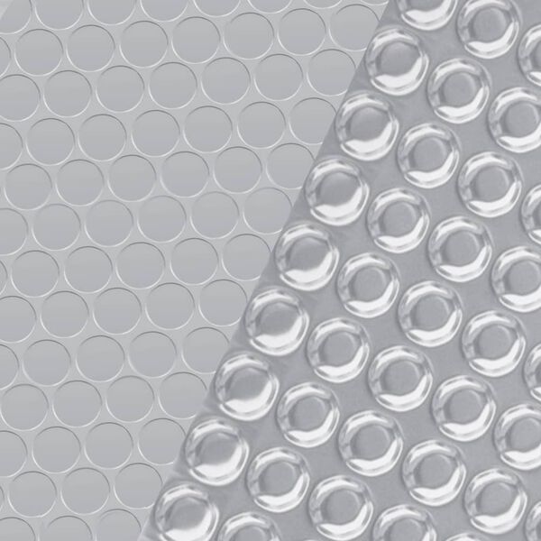 vidaXL Zwembadhoes 417 cm PE zilverkleurig