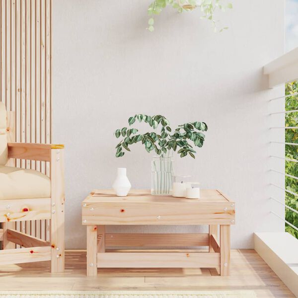 vidaXL Tuinvoetenbank massief grenenhout